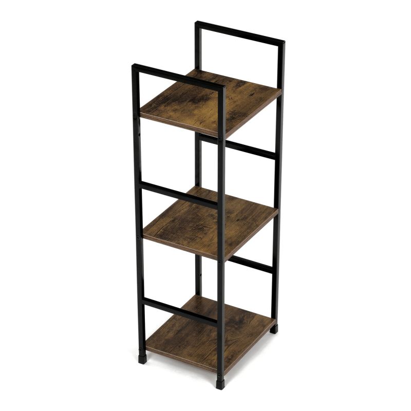 Regál, 29cm, kov, MDF, staré drevo, GD-213 OLW