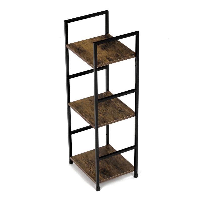 Regál, 29cm, kov, MDF, staré drevo, GD-213 OLW