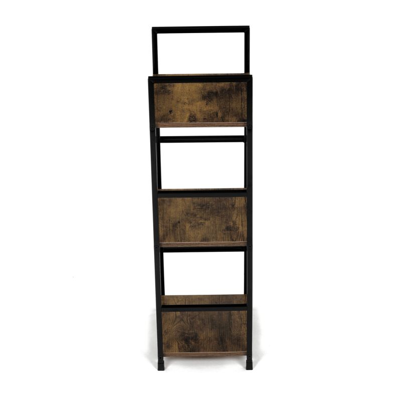 Regál, 29cm, kov, MDF, staré drevo, GD-213 OLW