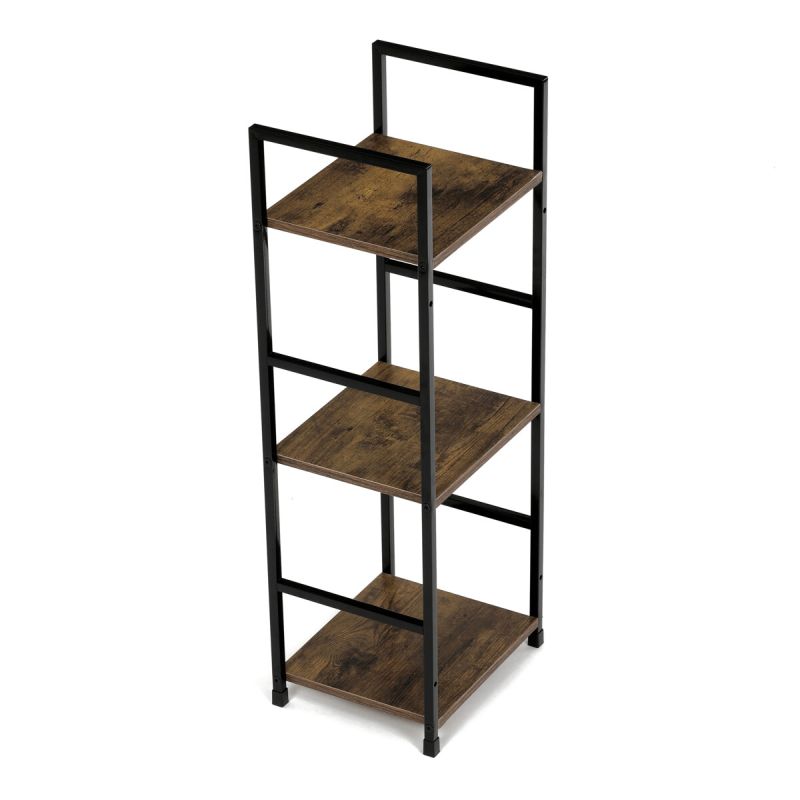 Regál, 29cm, kov, MDF, staré drevo, GD-213 OLW