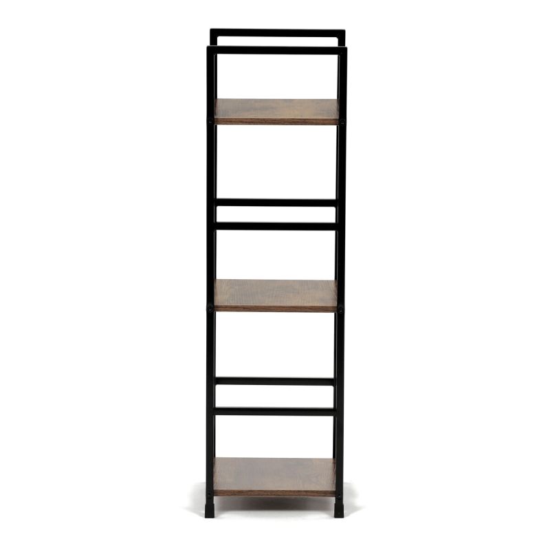 Regál, 29cm, kov, MDF, staré drevo, GD-213 OLW