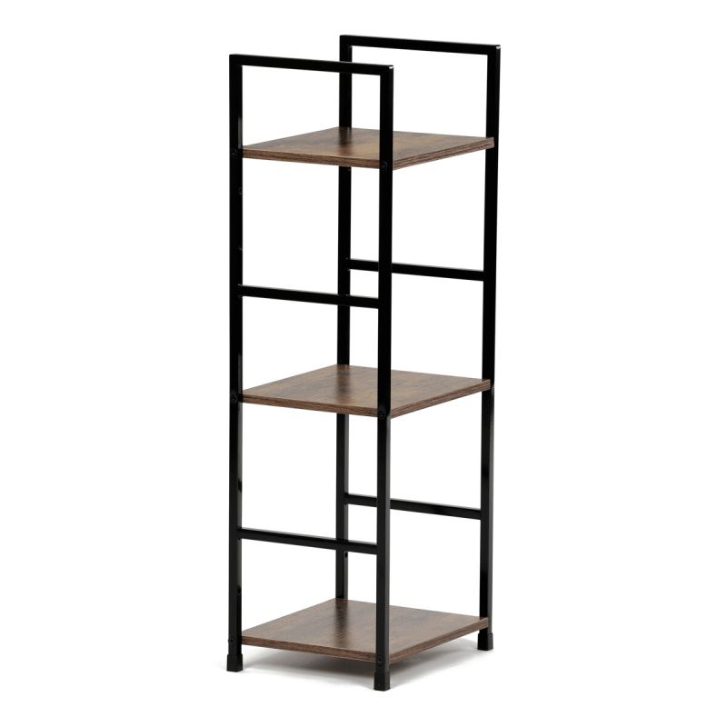 Regál, 29cm, kov, MDF, staré drevo, GD-213 OLW