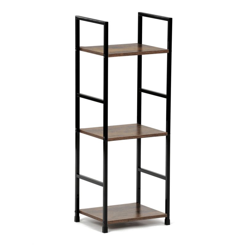 Regál, 29cm, kov, MDF, staré drevo, GD-213 OLW
