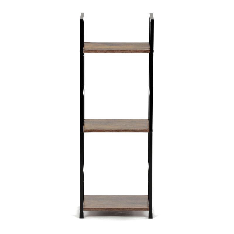 Regál, 29cm, kov, MDF, staré drevo, GD-213 OLW