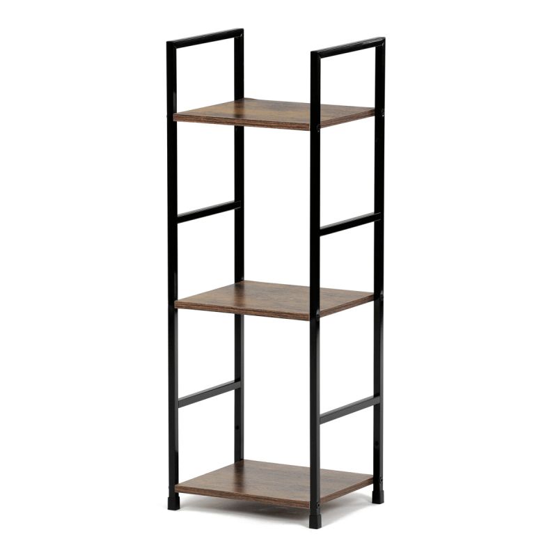 Regál, 29cm, kov, MDF, staré drevo, GD-213 OLW