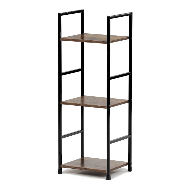 Regál, 29cm, kov, MDF, staré drevo, GD-213 OLW