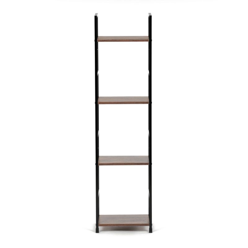 Regál, 29cm, kov, MDF, staré drevo, GD-214 OLW