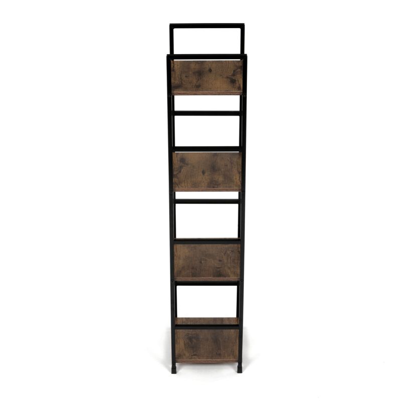 Regál, 29cm, kov, MDF, staré drevo, GD-214 OLW