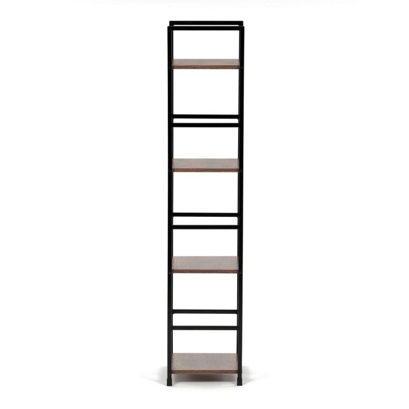 Regál, 29cm, kov, MDF, staré drevo, GD-214 OLW