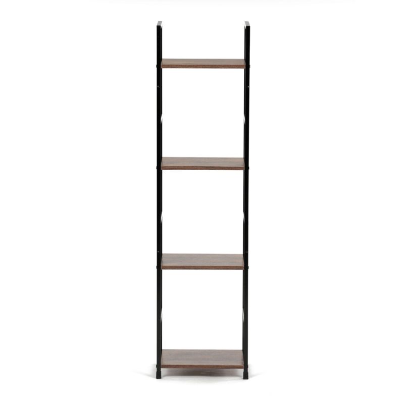 Regál, 29cm, kov, MDF, staré drevo, GD-214 OLW