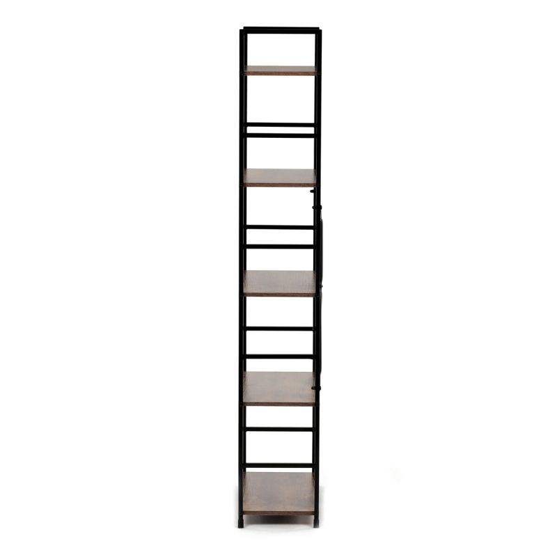 Regál, 59cm, kov, MDF, staré drevo, GD-225 OLW