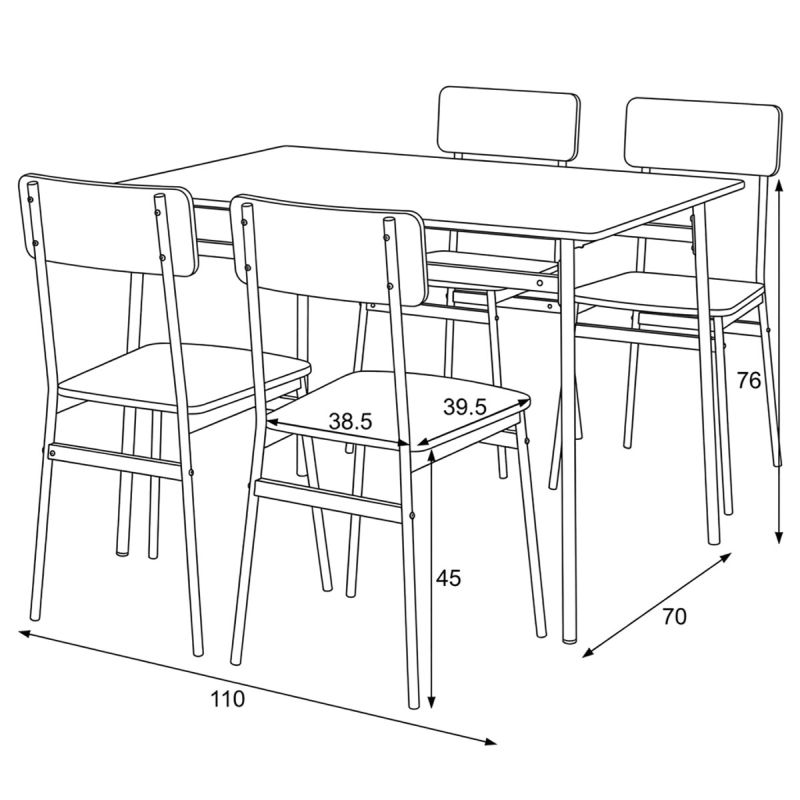 Jedálenský set AUT-O2155 OLW