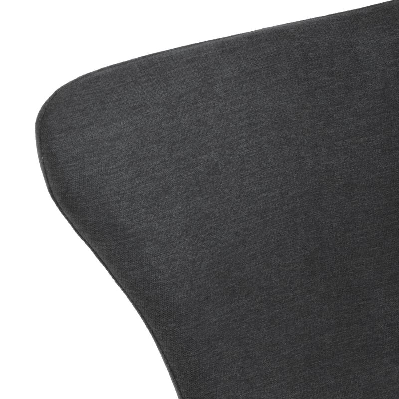 Jedálenská stolička, sivá, látka, CT-S8010 GREY2