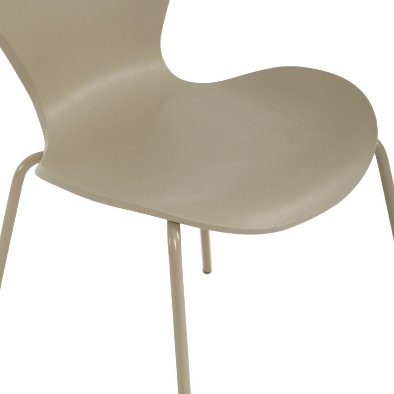 Jedálenská stolička, plast, hnedá, CT-X7034 CAP