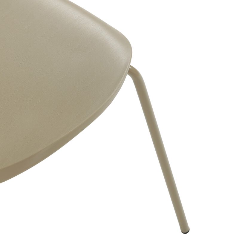 Jedálenská stolička, plast, hnedá, CT-X7034 CAP