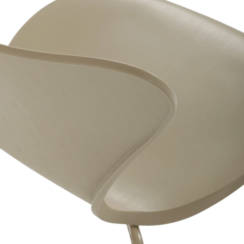 Jedálenská stolička, plast, hnedá, CT-X7034 CAP