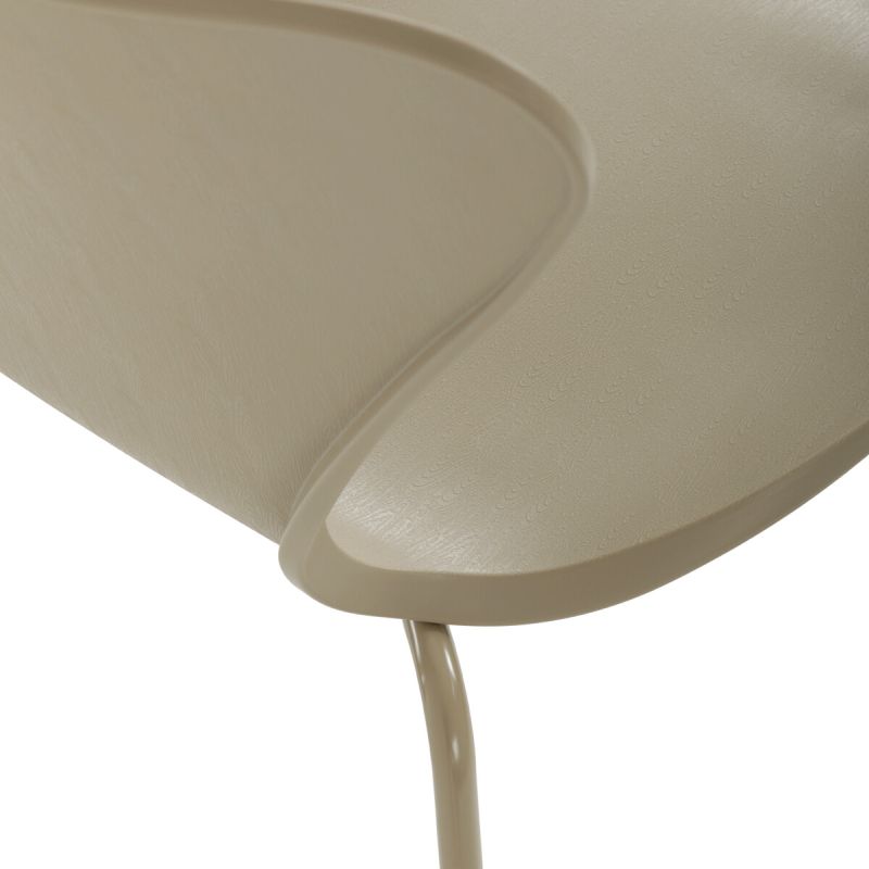 Jedálenská stolička, plast, hnedá, CT-X7034 CAP