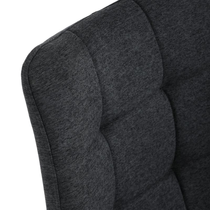 Jedálenská stolička, sivá, látka, DCL-193 GREY2