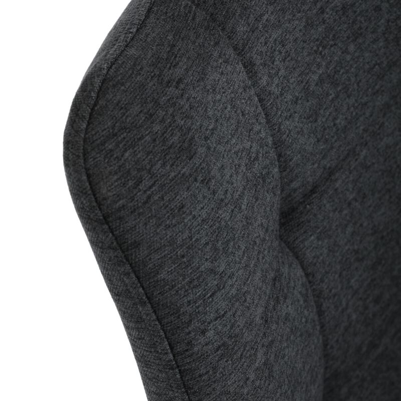 Jedálenská stolička, sivá, látka, DCL-193 GREY2