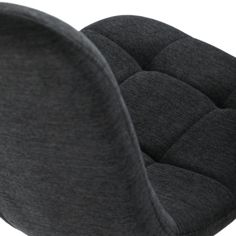 Jedálenská stolička, sivá, látka, DCL-193 GREY2