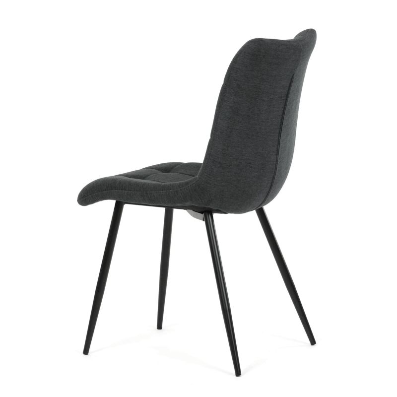 Jedálenská stolička, sivá, látka, DCL-193 GREY2