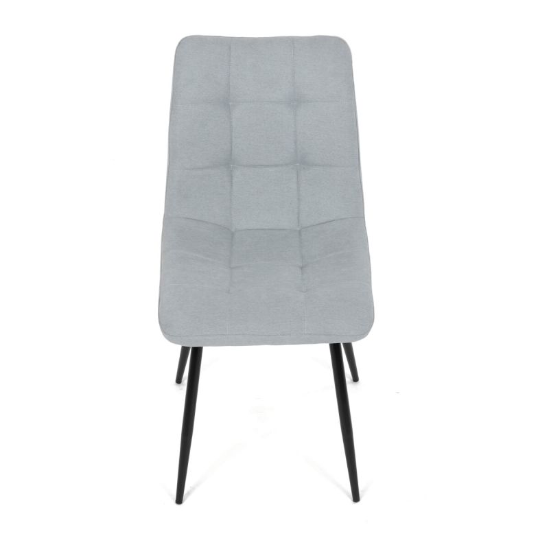 Jedálenská stolička, sivá, látka, DCL-L1094 SIL2