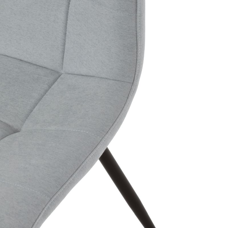 Jedálenská stolička, sivá, látka, DCL-L1094 SIL2