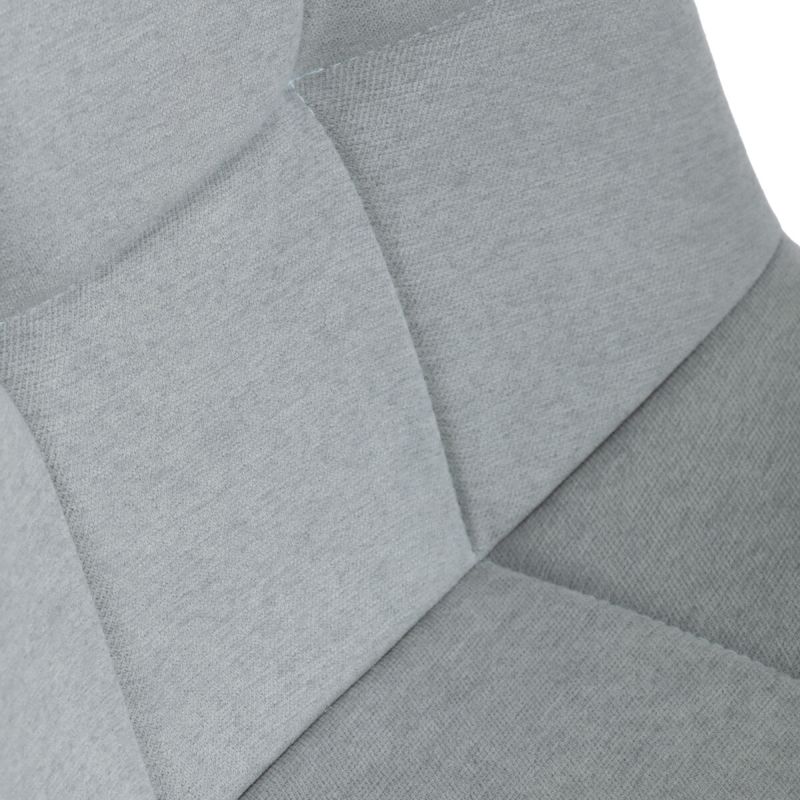 Jedálenská stolička, sivá, látka, DCL-L1094 SIL2