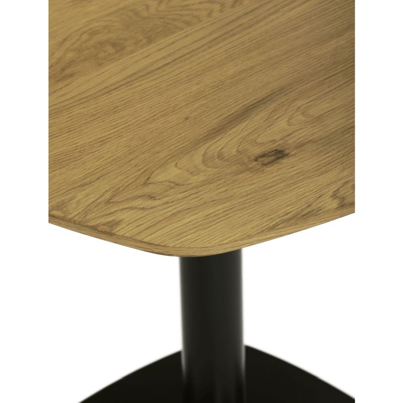 Jedálenský stôl, 80x80cm, MDF, dub, DT-X7117 OAK