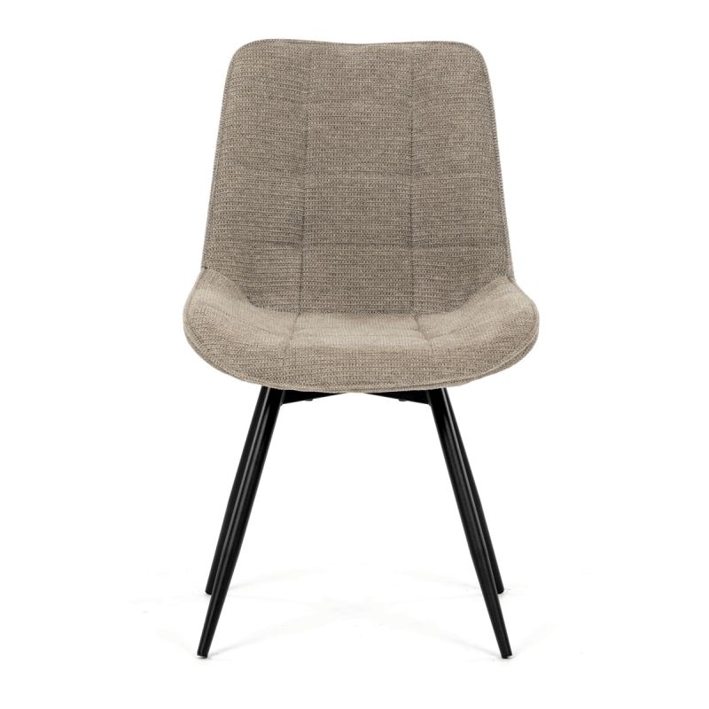 Jedálenská stolička, hnedá, látka, HC-T1130 CAP2