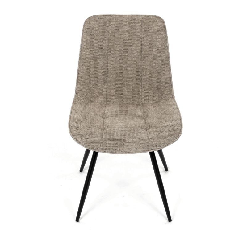 Jedálenská stolička, hnedá, látka, HC-T1130 CAP2