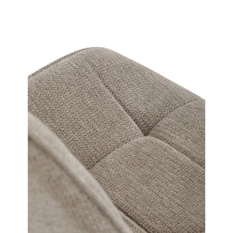 Jedálenská stolička, hnedá, látka, HC-T1130 CAP2