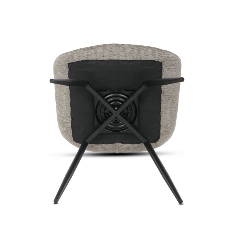 Jedálenská stolička, hnedá, látka, HC-T1130 CAP2