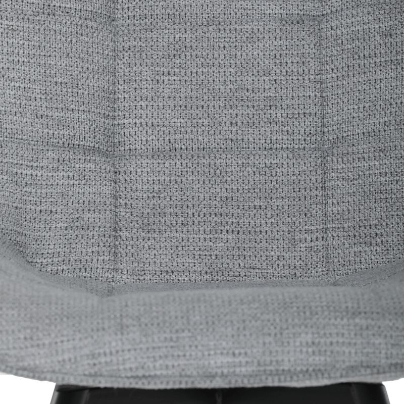 Jedálenská stolička, sivá, látka, HC-T1130 GREY2