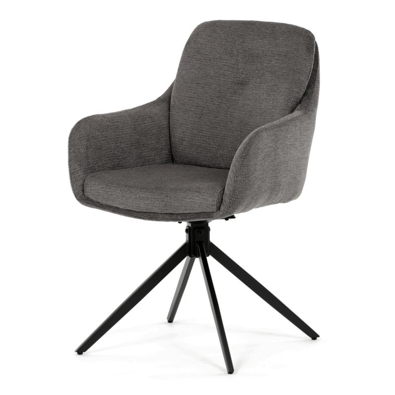 Fotografia produktu: Autronic, Jedálenská stolička, sivá, látka, DCH-P3174 GREY2