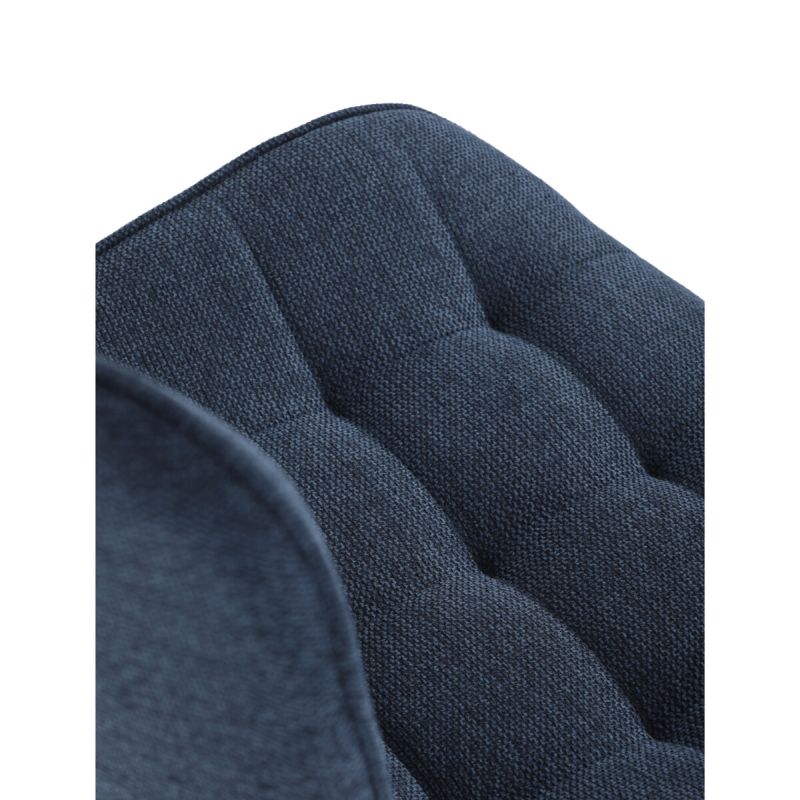 Jedálenská stolička, modrá, látka, HC-462 BLUE2