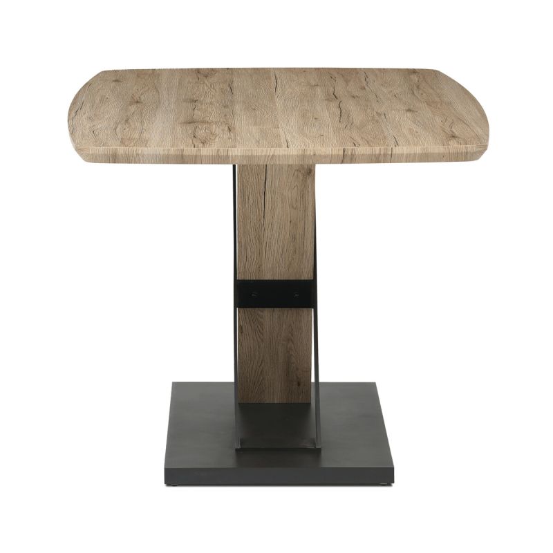 Jedálenský stôl 165x90cm, MDF, kov, dub san remo, HT-W1570 SRE