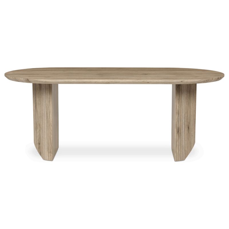 Jedálenský stôl 200x100cm, MDF, dub san remo, HT-W1578 SRE