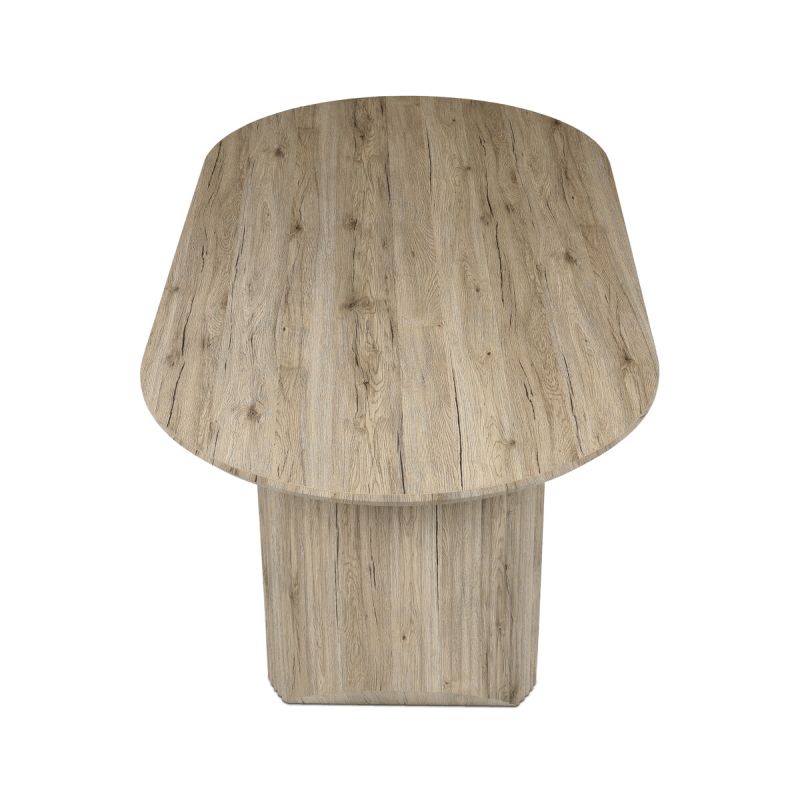 Jedálenský stôl 200x100cm, MDF, dub san remo, HT-W1578 SRE