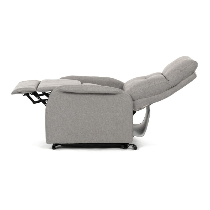 Polohovacie kreslo, elektrické, látka, krémová, 130 kg, TV-5482 CRM2