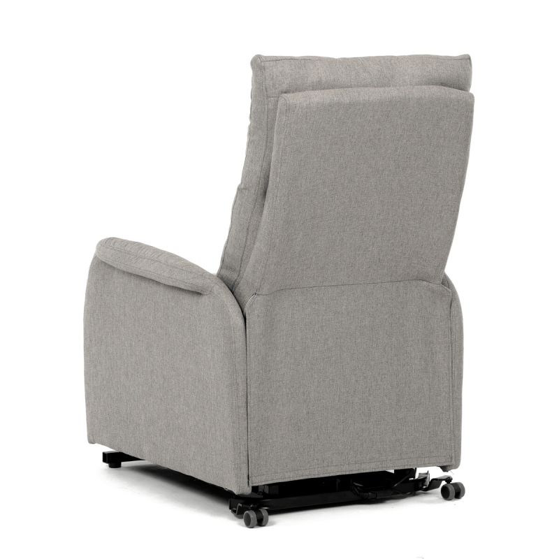 Polohovacie kreslo, elektrické, látka, krémová, 130 kg, TV-5482 CRM2