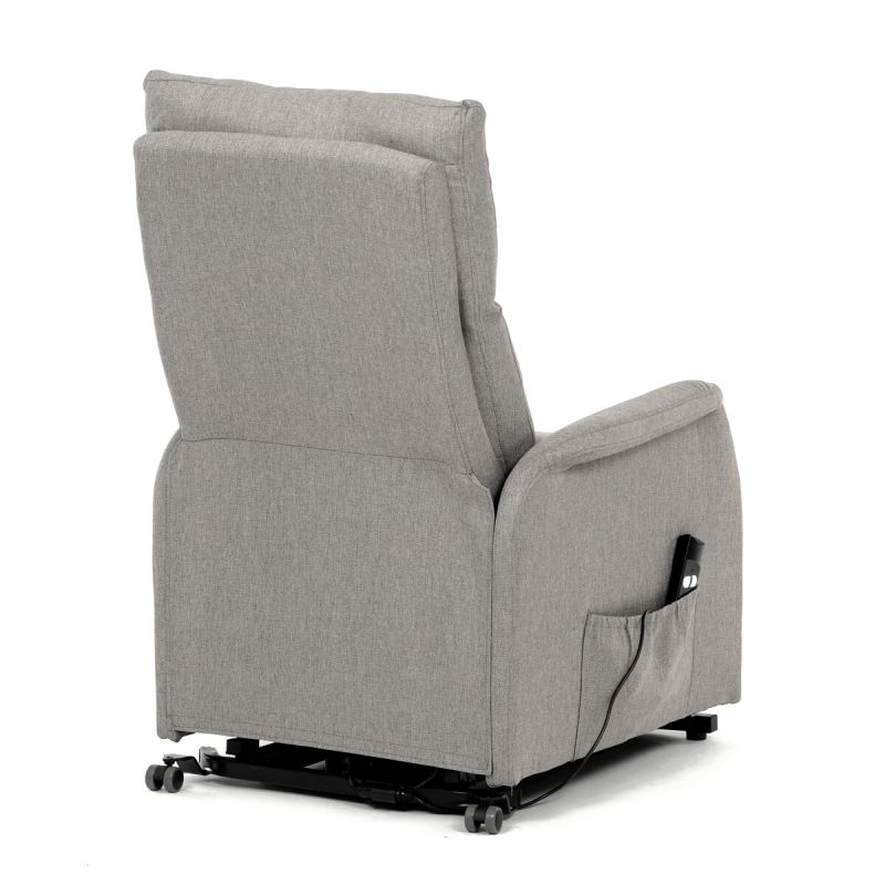 Polohovacie kreslo, elektrické, látka, krémová, 130 kg, TV-5482 CRM2