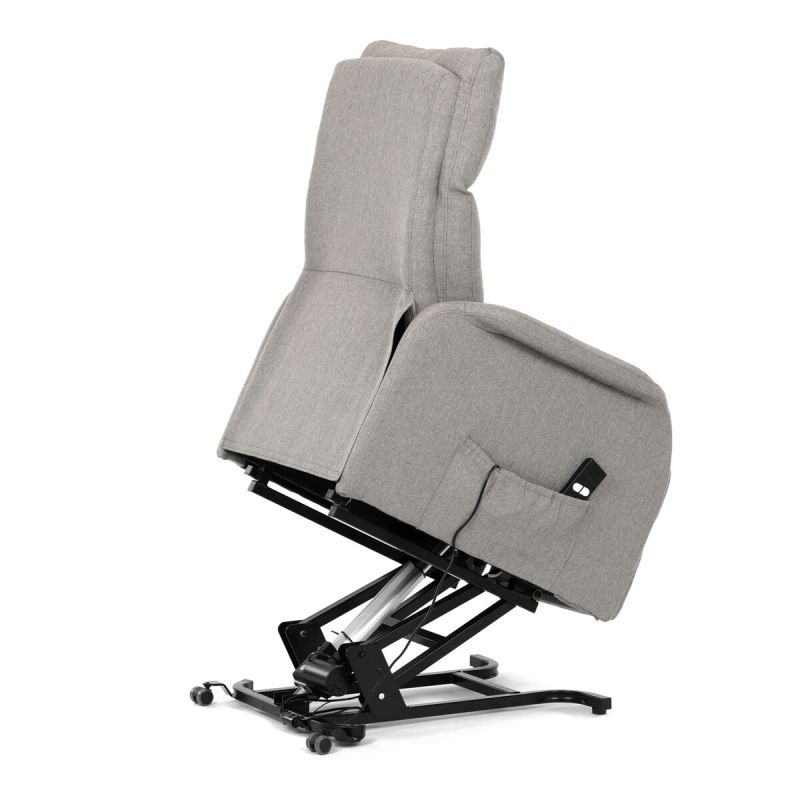 Polohovacie kreslo, elektrické, látka, krémová, 130 kg, TV-5482 CRM2