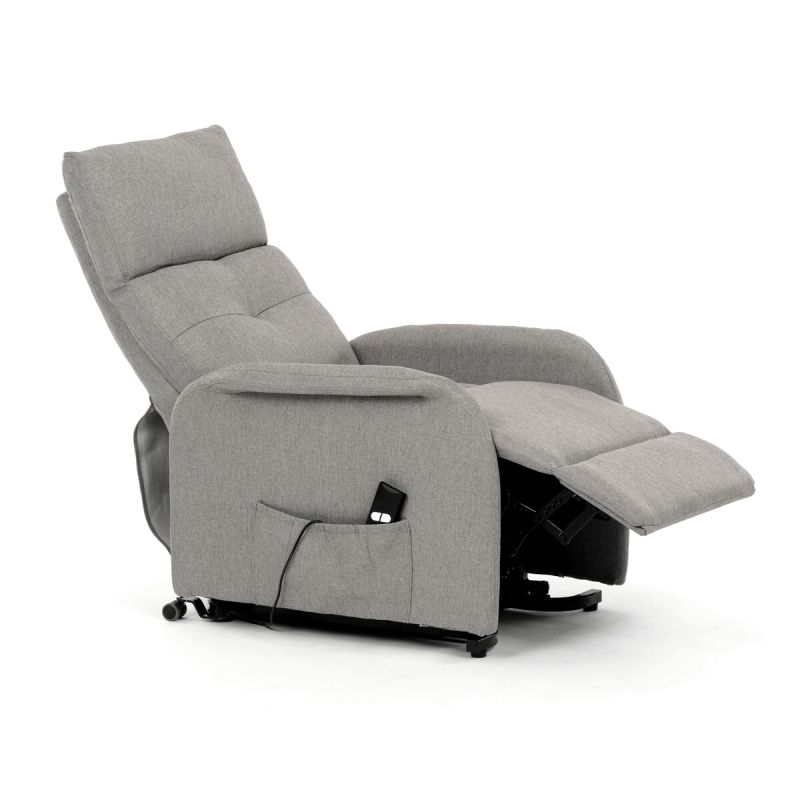 Polohovacie kreslo, elektrické, látka, krémová, 130 kg, TV-5482 CRM2