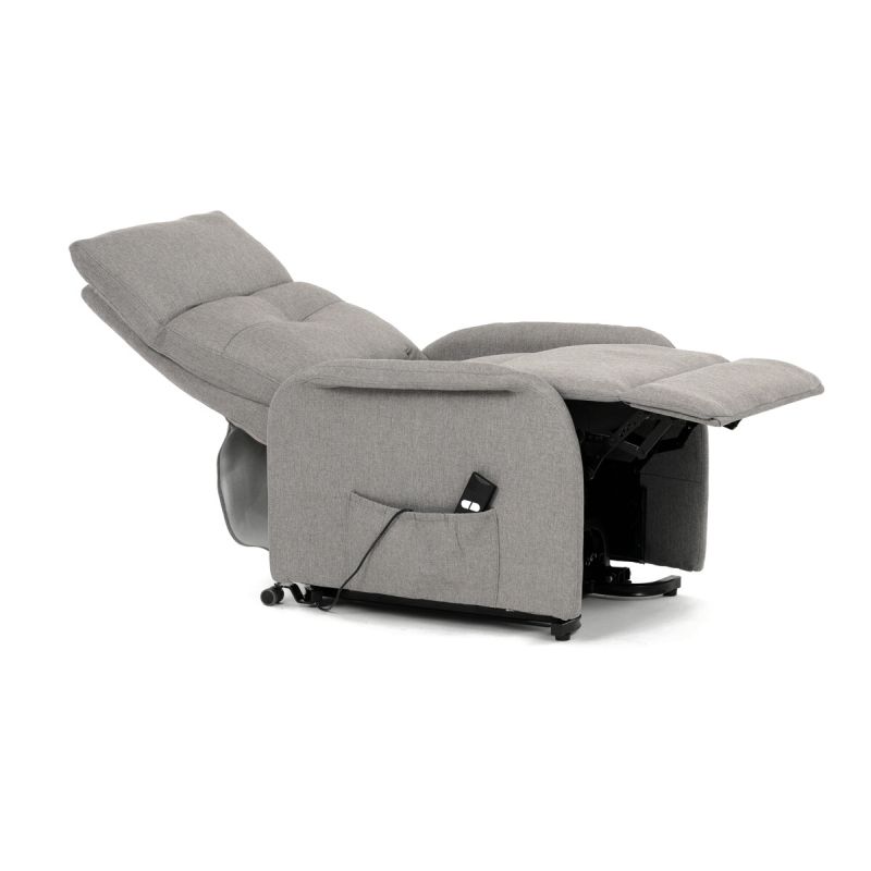 Polohovacie kreslo, elektrické, látka, krémová, 130 kg, TV-5482 CRM2