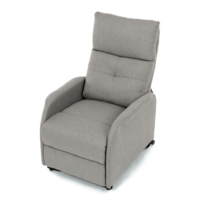 Polohovacie kreslo, elektrické, látka, krémová, 130 kg, TV-5482 CRM2