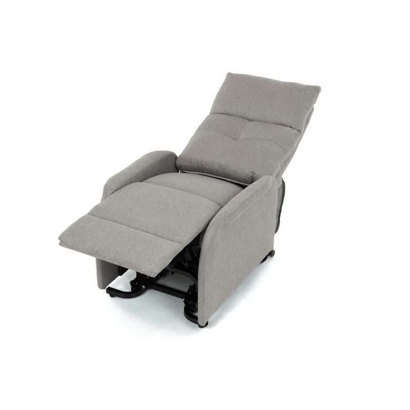 Polohovacie kreslo, elektrické, látka, krémová, 130 kg, TV-5482 CRM2