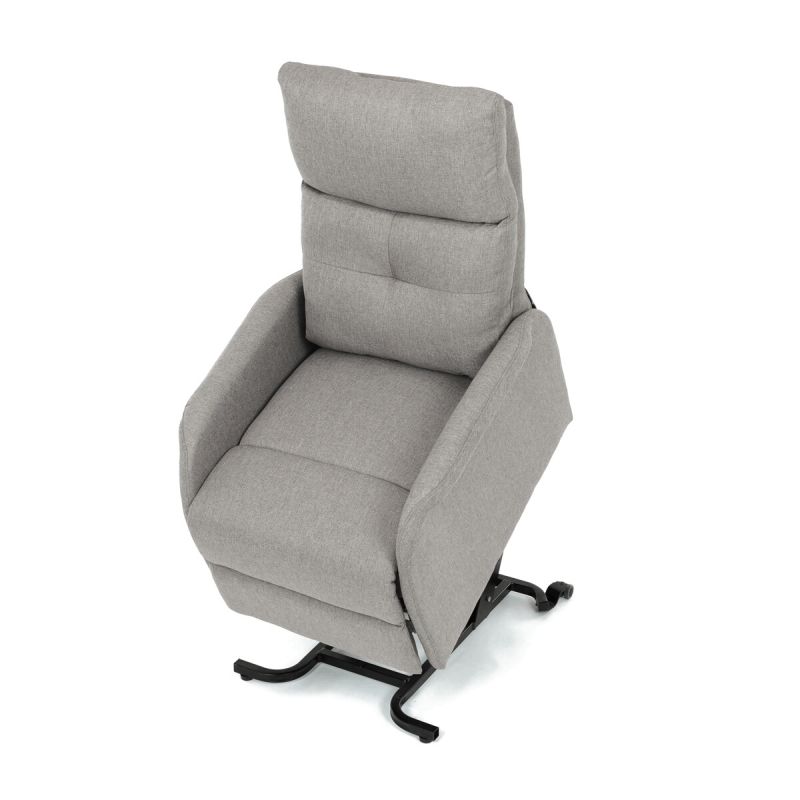 Polohovacie kreslo, elektrické, látka, krémová, 130 kg, TV-5482 CRM2