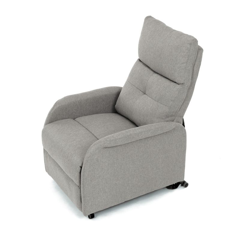 Polohovacie kreslo, elektrické, látka, krémová, 130 kg, TV-5482 CRM2