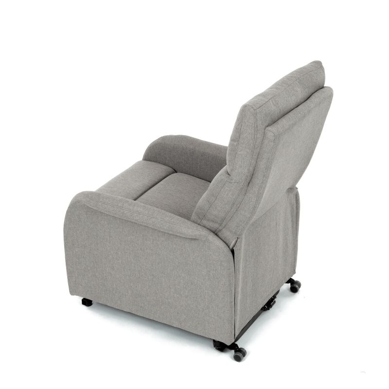 Polohovacie kreslo, elektrické, látka, krémová, 130 kg, TV-5482 CRM2